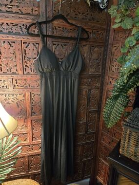 No Boundaries Black Maxi Dress with Spaghetti Straps